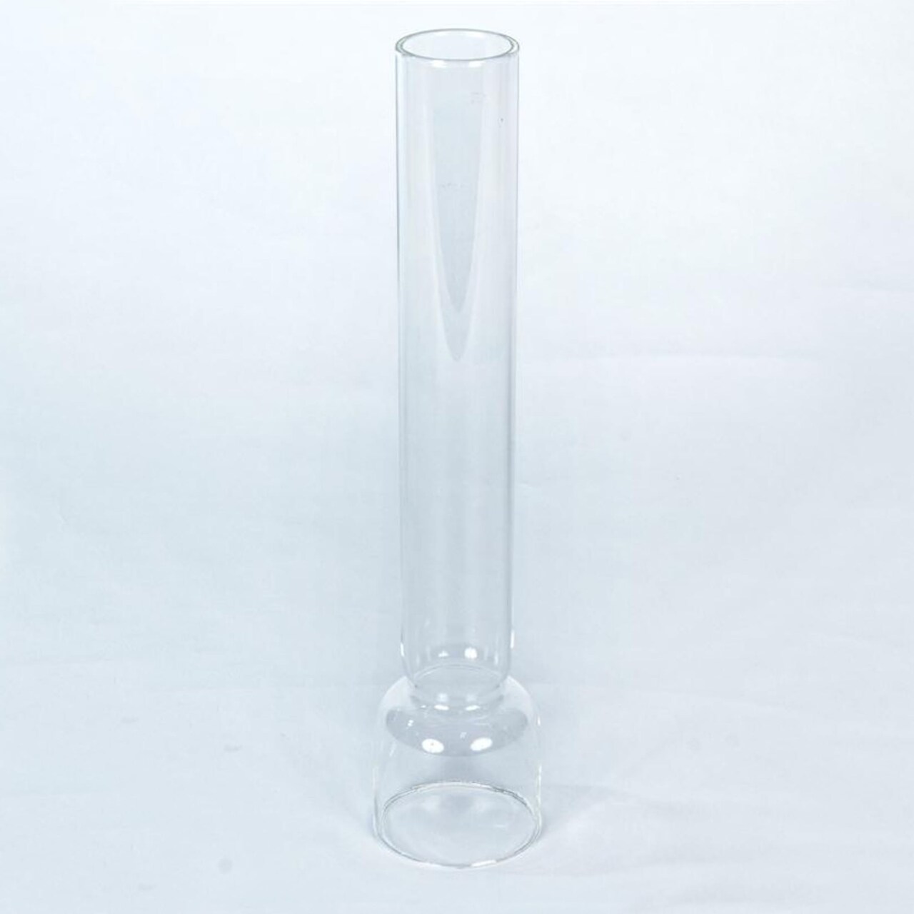 Clear Glass Lamp Chimney, Replacement Hurricane Globe Measures 2 1/8 Inch Diameter Base x 10 Inches High for Oil or Kerosene Lanterns, Kosmos